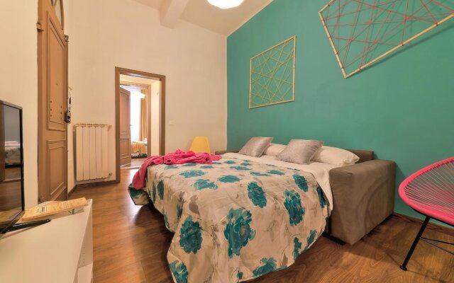 happy apartment in lively area