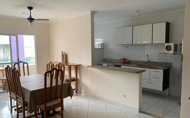 Apart Ubatuba c/ ar, churrasqueira, piscina