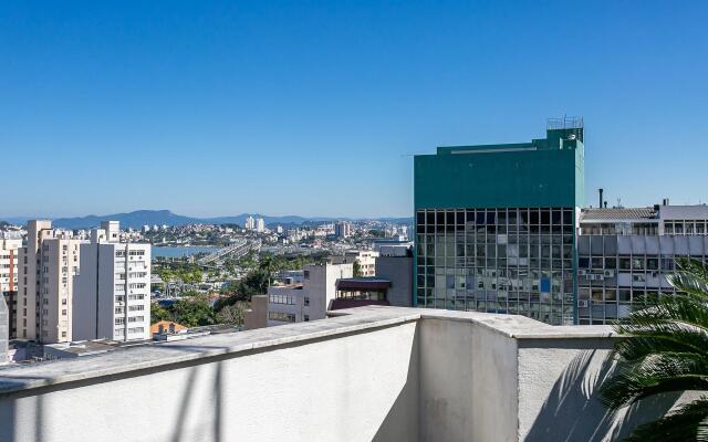 Studio Moderno com Piscina no Rooftop #CA48