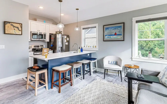 Walk to Dtwn: Charlevoix Condo w/ Fireplace
