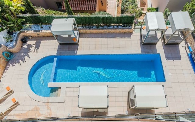 Luxury villa in Alcudia with private pool and 200 meters from the beach