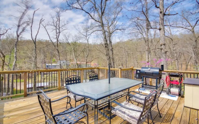 Dock & Furnished Deck: Lakefront Gravois Mills Gem