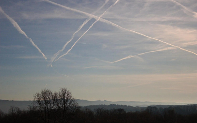Blick über Bonn ins Siebengebirge