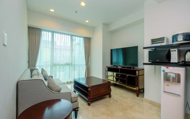 Cozy 1BR with Workspace at Setiabudi Skygarden Apartment