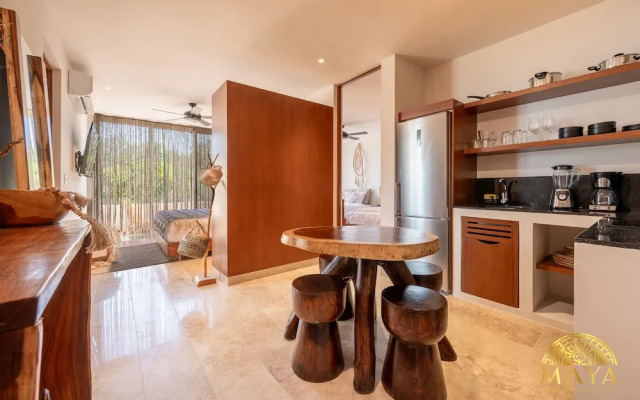 NHOA 108A Lux 2BR Condo Plunge Pool in Aldea Zama