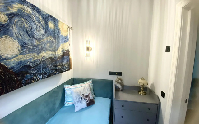 Шале Камин в снегах