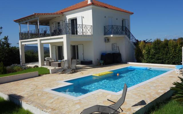 Elegant Villa in Evangelismos with Pool & Garden near Sea Beach