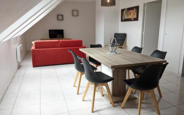 T2 lumineux à Perros-Guirec, plein centre-ville