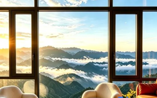 Lingli Yisu | Peak Sunrise Cloud Sea Panoramic B&B (Longji Terrace Jinfoding Branch) – Balcony – Guilin