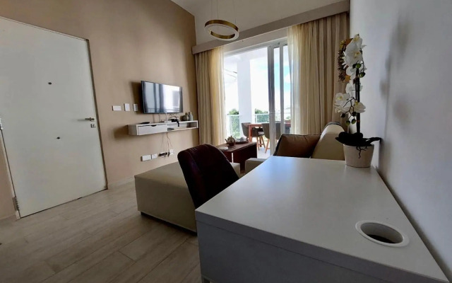 Unique Pool & Golf view retreat 1BR at Cana Pearl