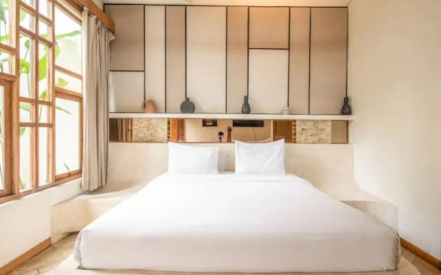 BA Villa 3 1BR Serene 1BR Villa 800 to Echo Beach With Pool – Guest Rooms – Pererenan