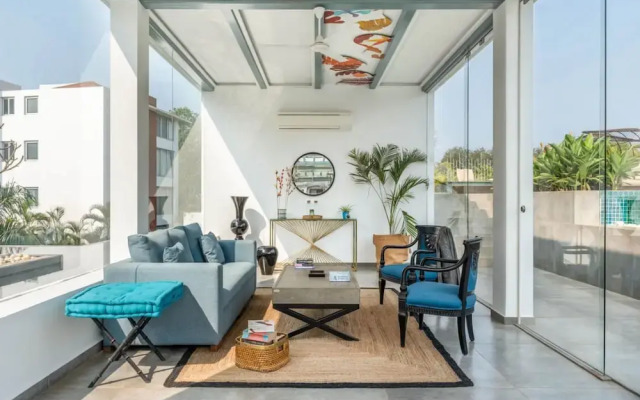 El Arbol by Hireavilla - 2BR w Rooftop Pool Nerul