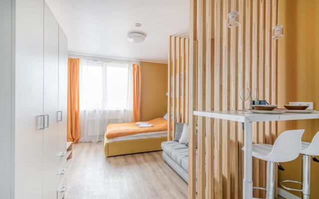 In an apartment on Taininskaya Street