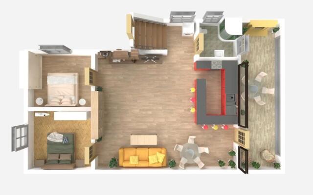 River View Apartment in the center of the city
