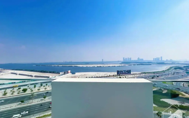 Cozy 1BR With Balcony & Views in Azizi Fawad
