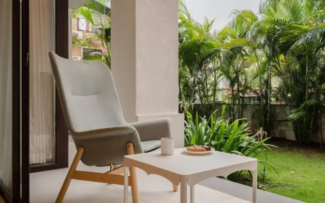 Cozy 1BR With Pool - Only 1km From Candolim Beach