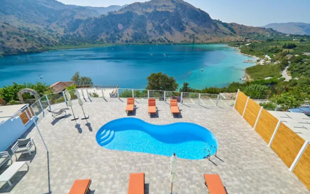 Stunning Lake Kournas Retreat 2 New Private Pool