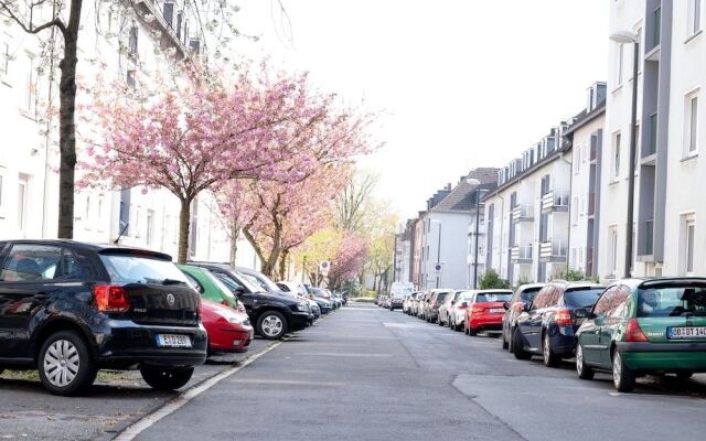 Helles Design-Appartement an der Messe