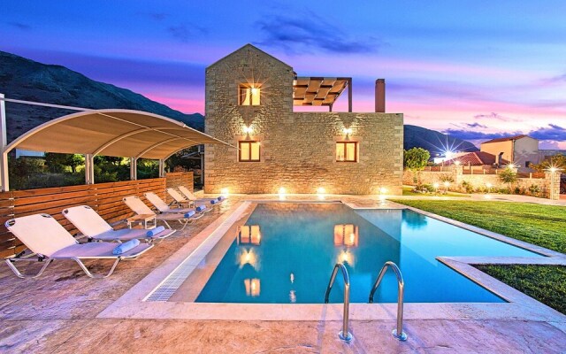 Cretan Sunrise Villa with Heated Pool
