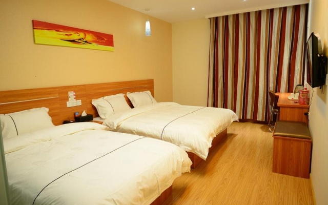 Thank Inn Chain Hotel Shandong Dezhou Canal Development Zone Black Horse – Guest Rooms – Dezhou
