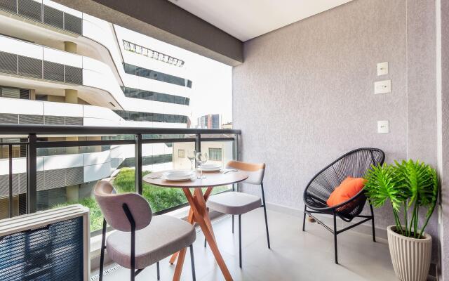 Studio 315 lindão em pinheiros com ar