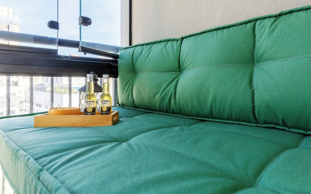 Vista Incrível com piscina e academia