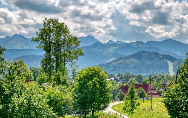 Apartament Góralska Ostoja prywatne wejście widok na Tatry