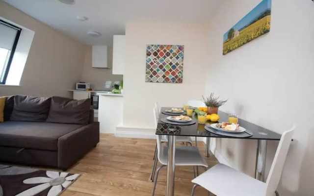 Stayzo Castle Penthouse 16- A Clean Fresh Modern Apartment With Free Wi-fi