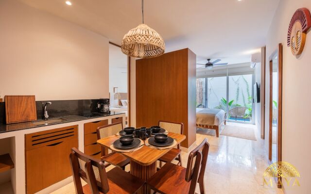 NHOA 108B Lux 1BR Condo Plunge Pool in Aldea Zama