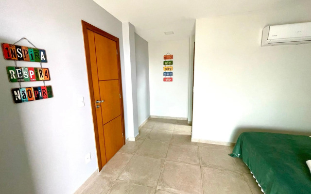 APARTAMENTO BEIRA MAR PRAIA GRANDE ATÉ 7 pessoas