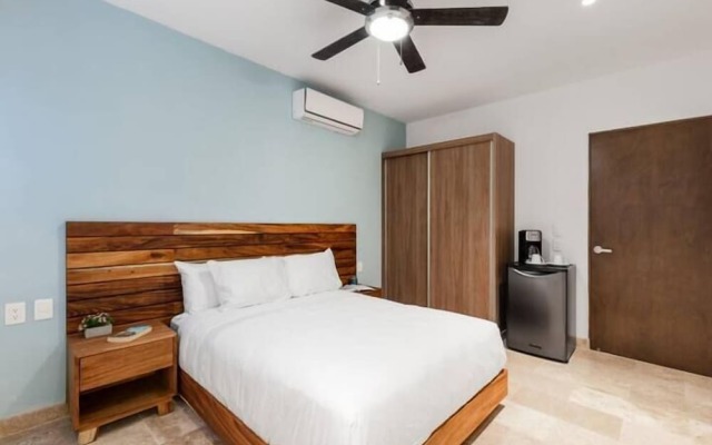 Apartments near the beach pool and gym