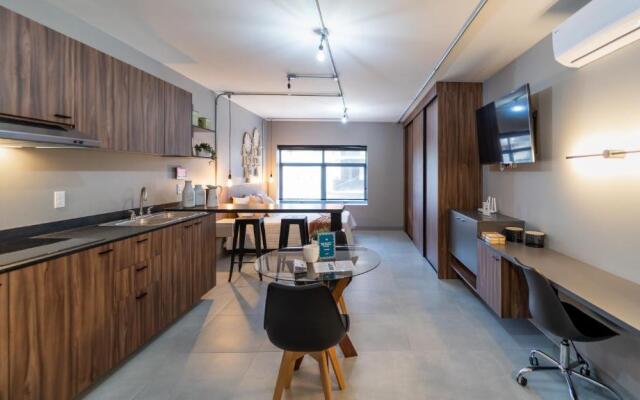 Modern Industrial Style Apartments by Tribu San Martin