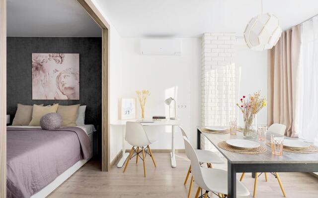 Семейные апартаменты Elenahotel (Еленаотель) на улице Кораблестроителей