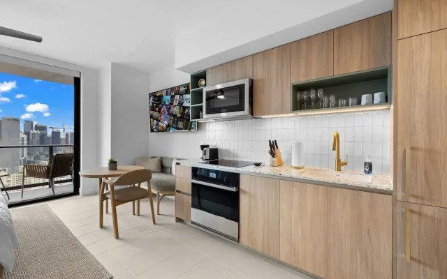 Elegant Studio with Panoramic City Views