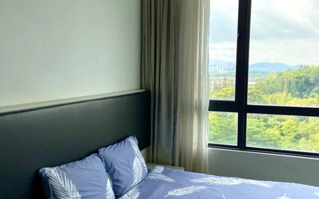 Landmark Residence 2, GreenView, Less Noise, Free WiFi with TvBox, Free Parking, Near Kajang, Cheras, C180, MRT – Guest Rooms – Kajang