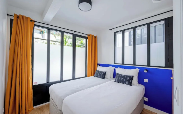 Marais Area - Outdoor Patio - A/C - 2bdr