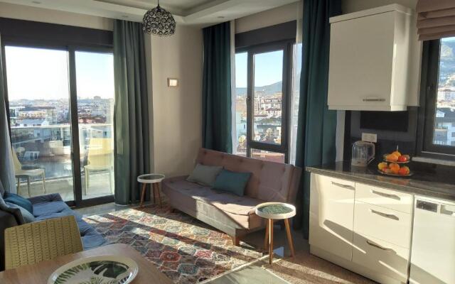 Alanya Tower Sky Beach Vegetarian New Apartment 2022