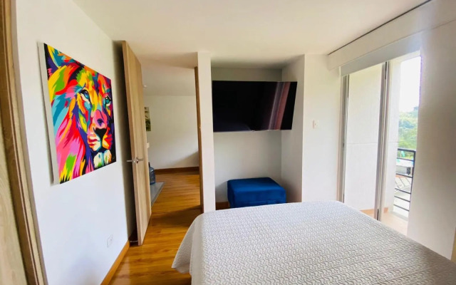 Moderno y tranquilo apartamento cerca a termales.