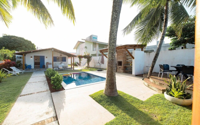 Maravilhosa casa pé na areia em Itamaracá