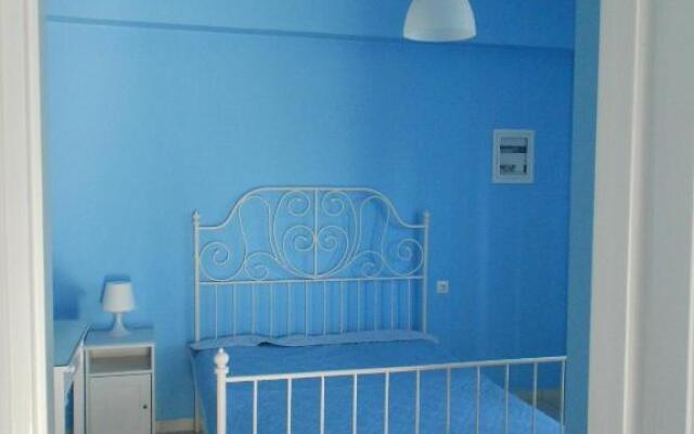 Blue White House