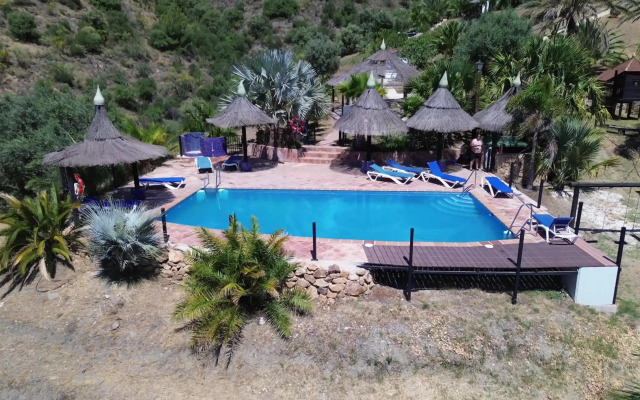 Castle Tower apartment in rural holiday park.