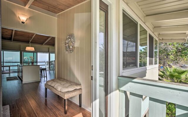 Oceanfront Kona Home w/ Beach Access & Views!