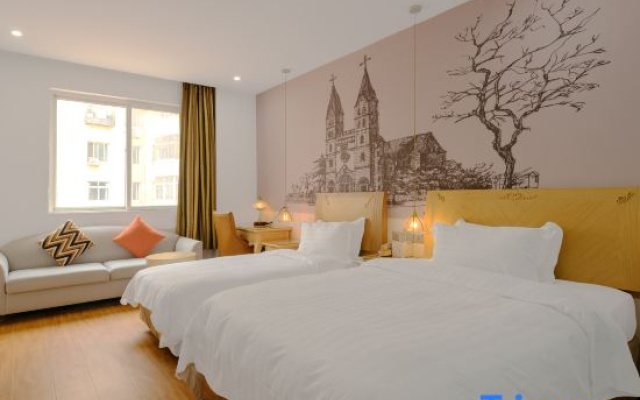 Qingdao Liuying Jieli Hotel (Qingdao station and Zhanqiao trestle)
