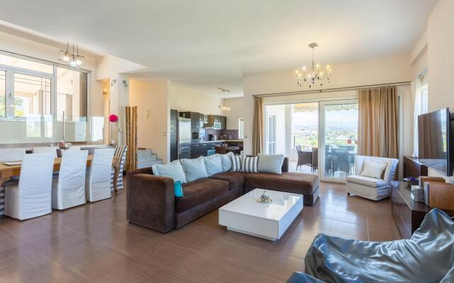 Villa Thetis Large Private Pool Walk to Beach Sea Views A C Wifi Car Not Required Eco-friendl - 2302