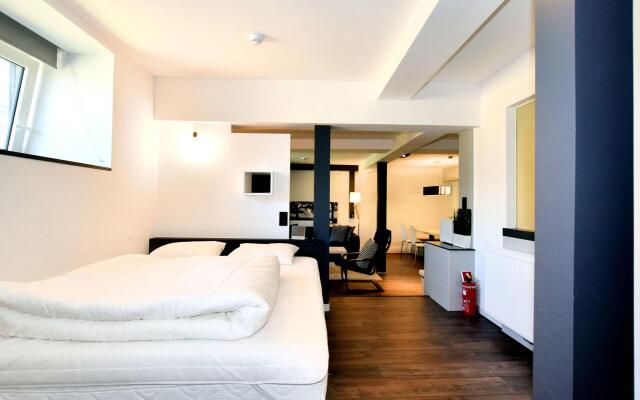 Modern and comfortably furnished apartment in a former coach house