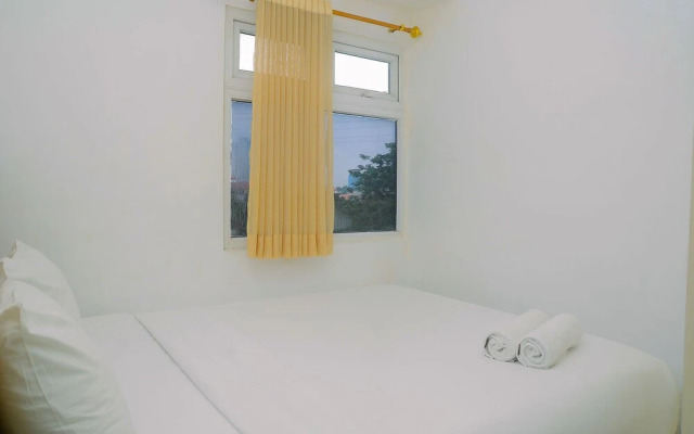 Tidy 2BR with Modern Design Green Pramuka City Apartment