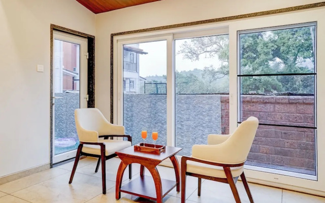 Elivaas Irene Jade 3BHK Pvt Pool Garden with Balconies