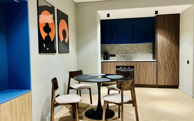 UzorApart Дизайнерская квартира у набережной, парковка, вид на закат