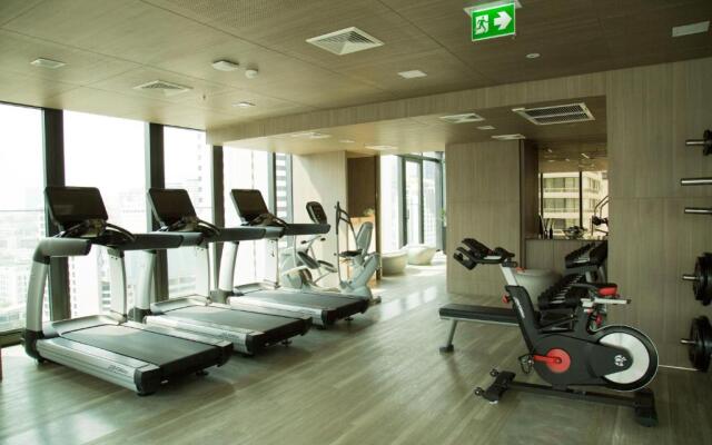 Circle Sukhumvit 11#Luxury#Pool#Gym#BTS Nana&MRT Sukhumvit#1BR#Max2ppl
