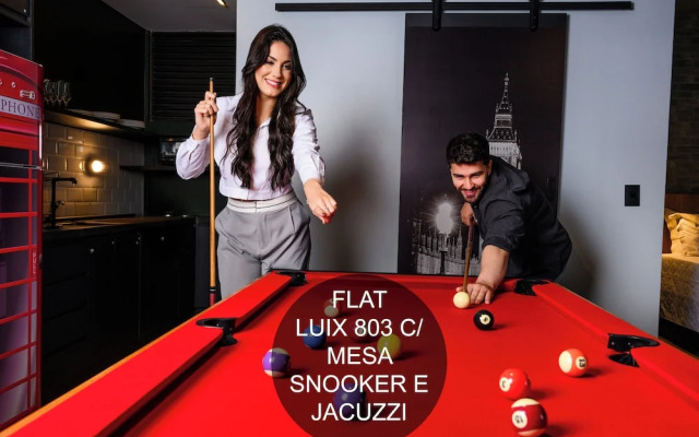 Apto Londrina Flat Hotel 704, 43 m2 , luxe, c jacuzzi